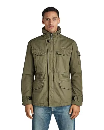 G-STAR RAW Padded Field Jacke Homme, Vert