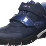 Geox Fille J Baltic B Girl Abx Chaussures, Navy/Pink