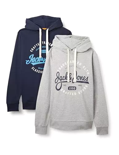 JACK & JONES Jjmikk Sweat à Capuche 2pk MP Sweatshirt