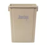 Jantex Poubelle de cuisine Beige 56 l