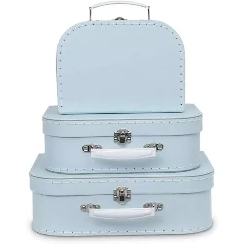 Jewelkeeper - Valises en carton, lot de 3 - Boîtes cadeaux emboîtables pour jouets