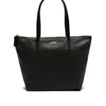 Lacoste Petit Sac Cabas Concept Femme Noir Portefeuille Concept Femme Noir