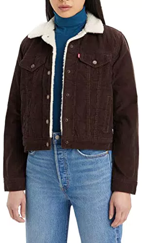 Levi's Original Sherpa Trucker Veste Femme, Mole