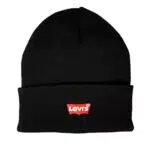 Levi's Red Batwing Embroidered Slouchy Beanie Bonnet Homme