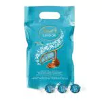 Lindt - Sachet Grand format LINDOR - Chocolat au Lait-Caramel Pointe de Sel - Cœur fondant