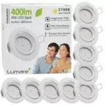 Lumare, Spot LED encastrable 4W, Extra plat, profondeur d'encastrement 27mm