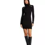 Morgan 232-rmclap Robe, Noir, XS Femme