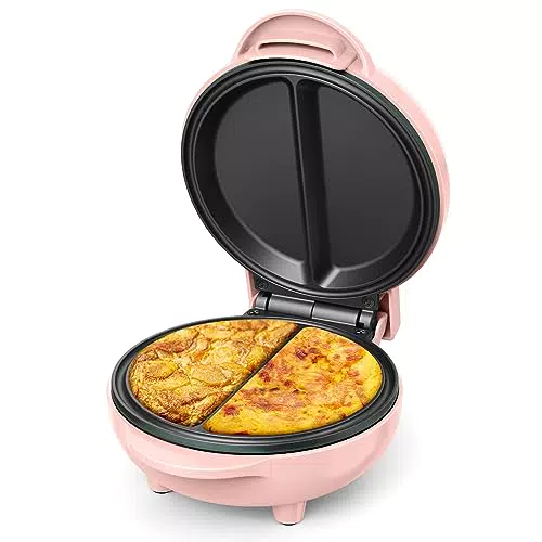 OSTBA Poele a Omelette, 550W Mini Appareil a Omelette