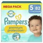 Pampers Couches Premium Protection Taille 6, 144 Couches Bébé