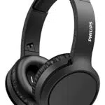 Philips Audio H5205BK/00 Casque Bluetooth sans Fil Supra-Aural avec Microphone et Bouton D'amplification des Basses Circum aural