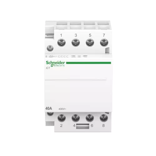Schneider Electric - Acti9, iCT contacteur 40A 4NO 230...240VCA 50Hz - A9C20844