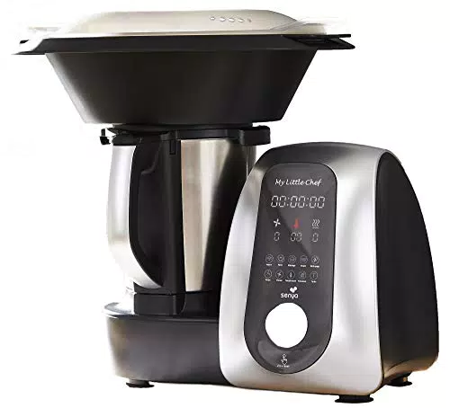 Senya Robot De Cuisine Multifonction My Little Chef noir et silver