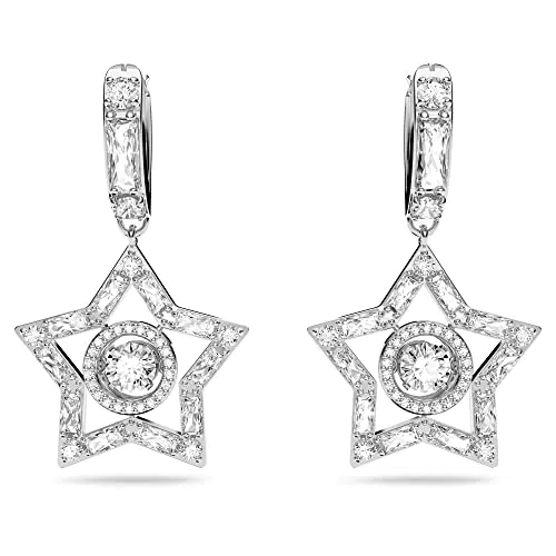 Swarovski Anneaux D'Oreilles Stella, Boucles D'Oreilles Forme Étoile