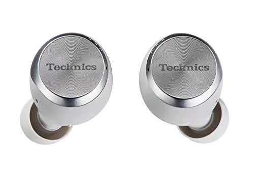 Technics Ecouteurs true wireless EAH-AZ70WE-S I HP 10mm Double réduction de bruits Bluetooth Touch sensor Charge rapide Activation assistant vocal IPX4 silver - Version Française