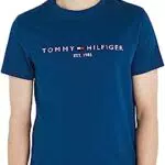 Tommy Hilfiger T-Shirt Homme Core Tommy Logo Tee Encolure Ronde