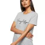 Tommy Hilfiger T-Shirt Femme Heritage Crew Neck Graphic Tee Encolure Ronde