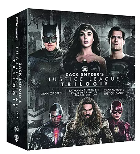 Trilogie Zack Snyder : Man of Steel + Batman v Superman + Justice League