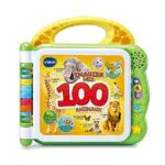 VTech - Mon Imagier des Animaux Bilingue, Livre Bébé Parlant et Interactif