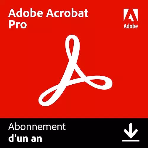 Adobe Acrobat Pro | Version 1 An | Téléchargement pour PC/Mac