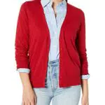 Cardigan Amazon Essentials à col en V pour Femme
