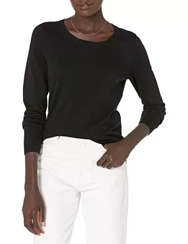 Pull Col Rond Léger À Manches Longues Femme - Amazon Essentials