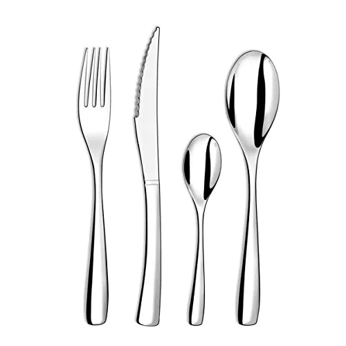 Amefa 246000AF01C40 Danube Couverts de table/coffret 6 personnes Acier Inoxydable/Couvert Monobloc Finition Brillante 13