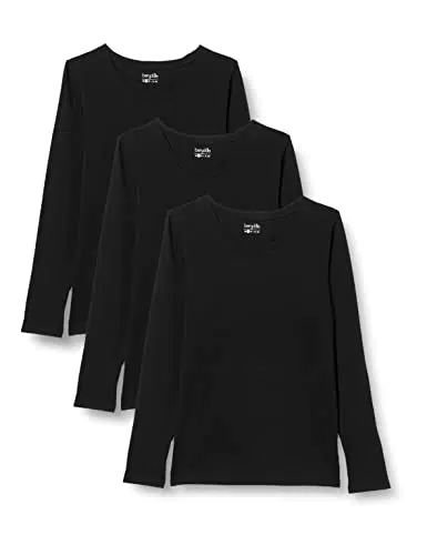 Berydale Chemise à manches longues et col rond en 100 % coton