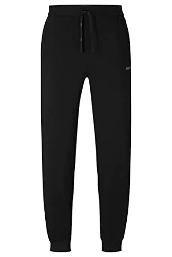 Pantalon de survêtement en coton stretch BOSS Hommes avec logo brodé
