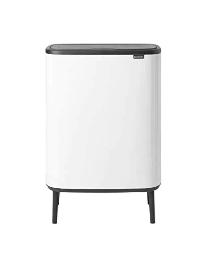 Brabantia (BRAA3 Bo Touch Bin Hi, Blanc, 2 x 30
