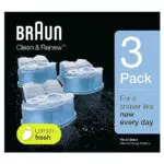 Braun Clean And Renew Recharge De Cartouches Pour Rasoir Électrique