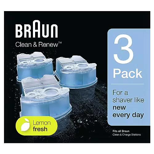 Braun Clean And Renew Recharge De Cartouches Pour Rasoir Électrique