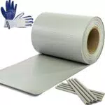 Brise-Vue Pour Clôtures Rigides De Jardin - Bandes De Protection En Pvc Pour Panneaux Métalliques Rigides - 70Mx0