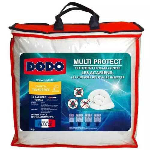Dodo - Couette 200x200 Multi-Protect - Couette pour Lit 2 Personnes - Polyester Gonflant