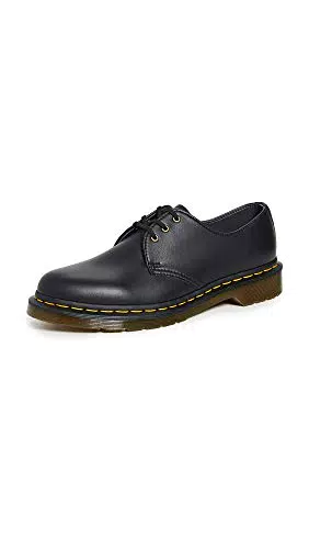 Dr. Martens Femme 1461 Vegan Black half shoes, Noir Black