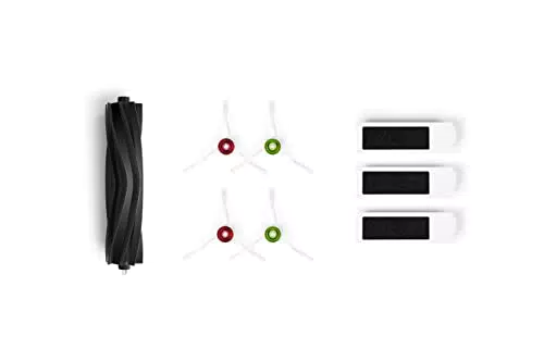 Kit d'entretien ECOVACS pour DEEBOT T20 OMNI - Brosse principale en caoutchouc, brosses latérales blanches, filtres antibactériens