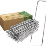 Piquets de Fixation en Acier Galvanisé pour Toile de Paillage et Grillage - Solides et Durables - Modèle: GardenGloss