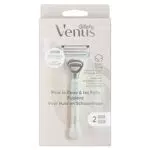 Gillette Venus Pour La Peau Et Les Poils Pubiens, Rasoir Pour Femme - 2 Lames