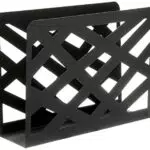 Porte-revues Haku Möbel en Métal Noir - Design Moderne