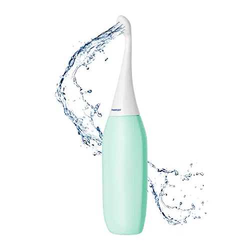 HAPPYPO bidet de voyage original en plusieurs couleurs Connu de la télévision I Le Easy-Bidet 2.0 remplace les lingettes humides et la douche-WC I Bidet de voyage mobile avec sac