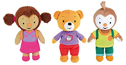 Peluches T'choupi : Lot de 3 personnages adorables