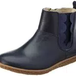 Kickers Fille Vetudi Plat Oxford, Marine Metallise