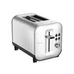 Grille-pain Krups Excellence KH682D10 à 2 fentes larges en inox brossé, 8 réglages température