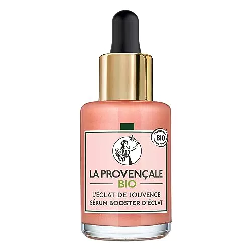 Sérum La Provençale Bio - Éclat de Jouvence Visage - Certifié Bio - Vitamine C - Tous Types de Peaux