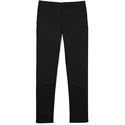 Lacoste Pantalon Chino Slim Fit Homme Noir 34-38