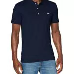 Lacoste Polo Slim Fit Homme, Blanc, XL