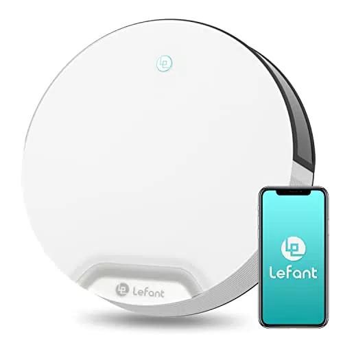 Aspirateur Robot Lefant N1 - Puissant Aspiration 4500Pa, Autonomie 165min, Silencieux, Auto-Charge, Connecté par App/Alexa/WiFi - Idéal pour Poils d'Animaux et Tapis Durs