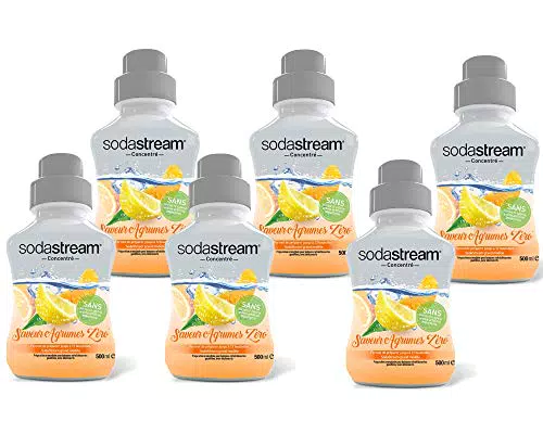 Lot de 6 concentrés Agrumes zéro 500ml