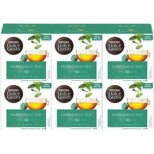 Nescafé Dolce Gusto Thé Marrakech - Capsules de Thé - Pack de 6 boîtes