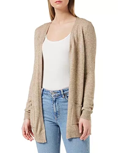 ONLY 15174274 Gilet, Beige, 44 Femme