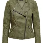 Veste motard en simili cuir ONLY Onlava - Femme